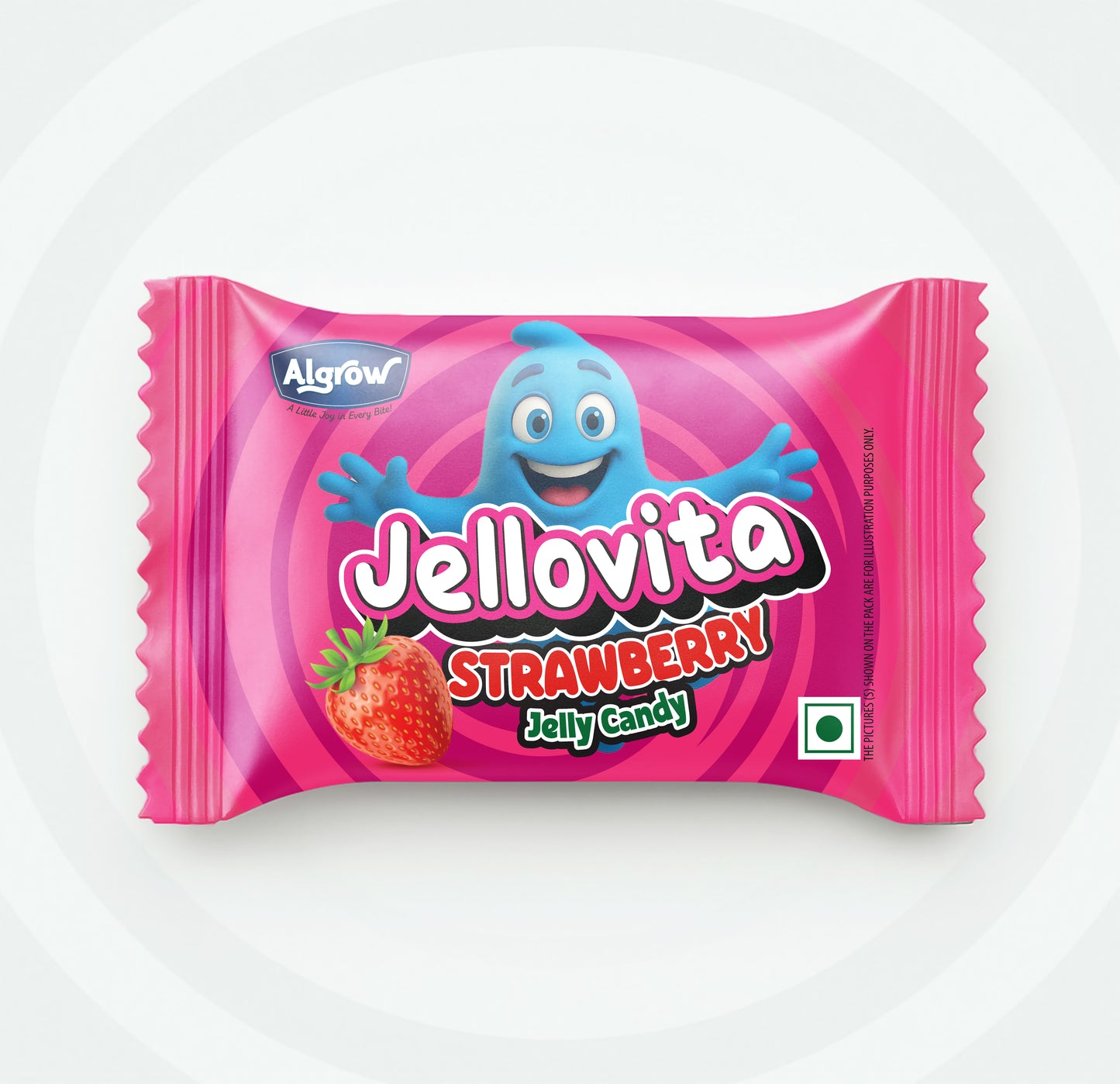 Jellovita Strawberry Jelly Candy (PACK OF 220 JELLY)