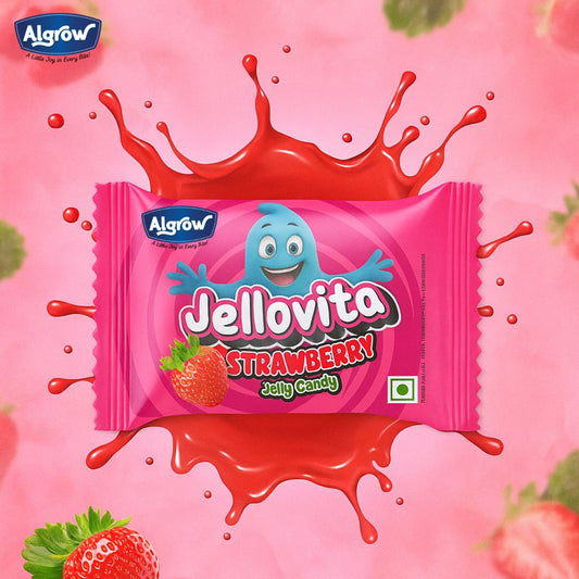 Jellovita Strawberry Jelly Candy (PACK OF 220 JELLY)