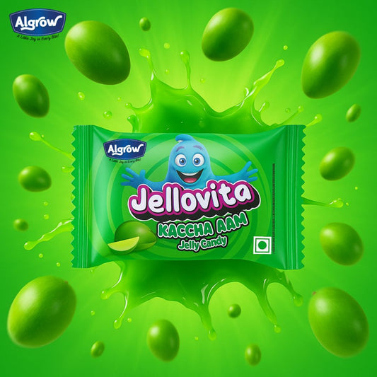 Jellovita Kaccha Aam Jelly Candy (PACK OF 220 JELLIES)